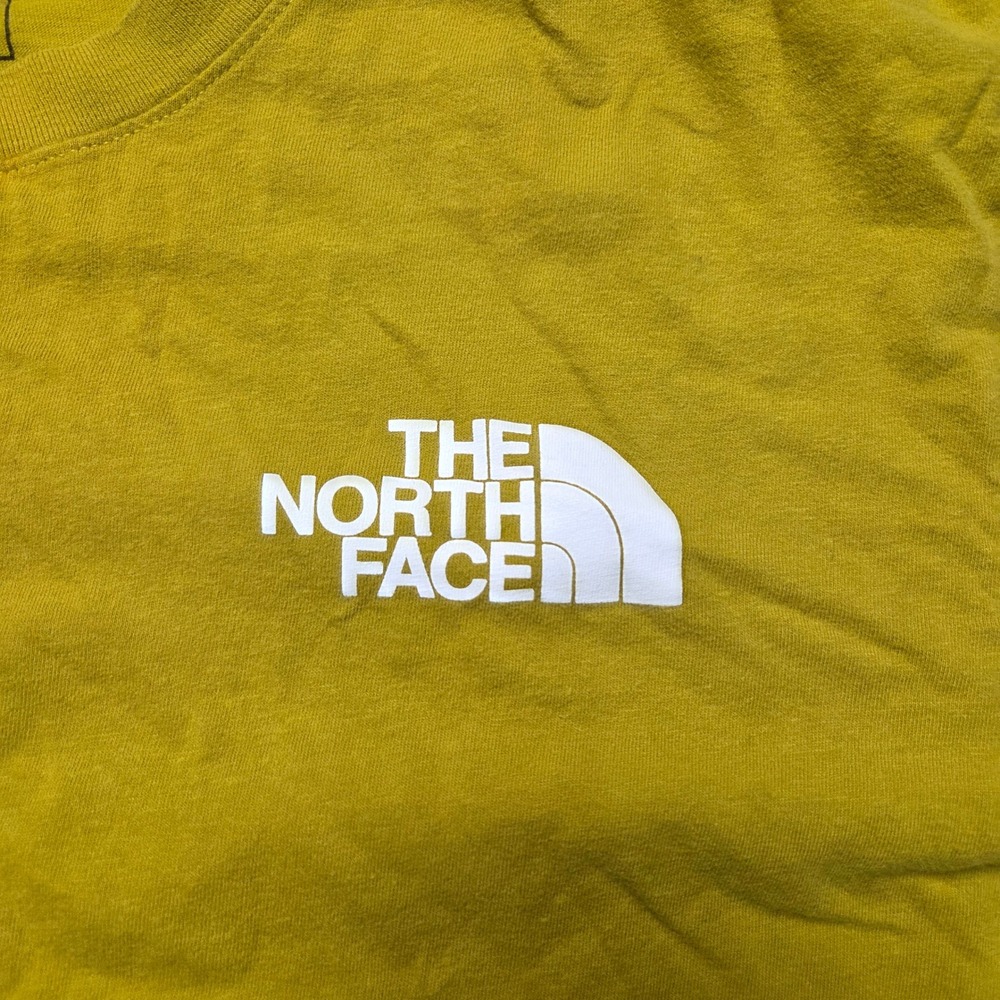 The North Face Mustard Yellow Logo Tee Size Medium - Picture 4 of 6